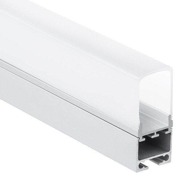 Luksus LED profielen LED profiel ophang systeem / Kabelgoot 1 meter 16,8mm x 12,97mm - PL10ALU