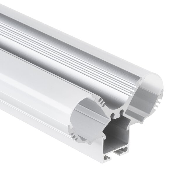 Luksus LED profielen LED profiel ophang systeem / Kabelgoot 1 meter 16,8mm x 12,97mm - PL10ALU