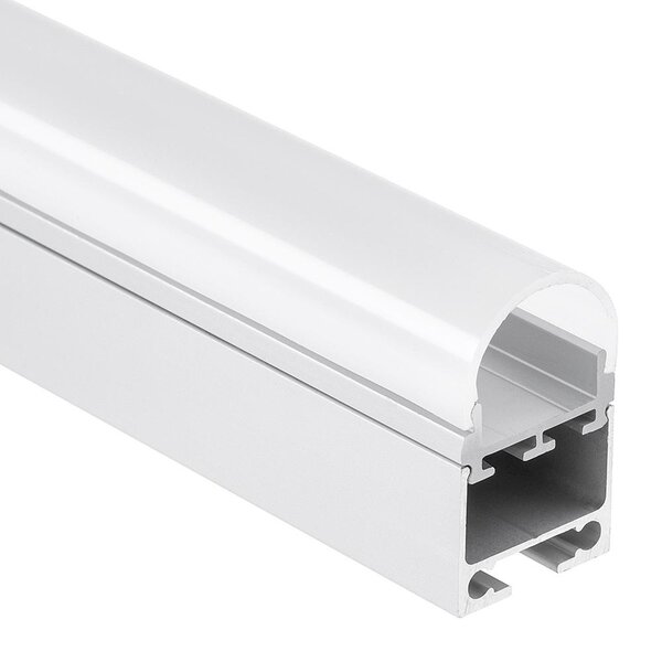 Luksus LED profielen LED profiel ophang systeem / Kabelgoot 1 meter 16,8mm x 12,97mm - PL10ALU