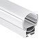 Luksus LED profielen LED profiel ophang systeem / Kabelgoot 1 meter 16,8mm x 12,97mm - PL10ALU