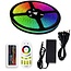 Luksus RGB multicolor LED strip set - Radio gestuurd