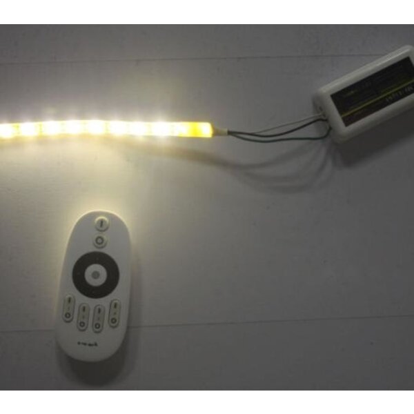 Miboxer LED strip dimmer set voor 3 enkel kleurige LED strips - 12v & 24v