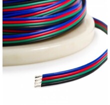 4 aderige RGB aansluitkabel 1 meter