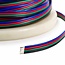 Luksus - LED strip aansluitkabel 4 aderige RGB aansluitkabel 1 meter