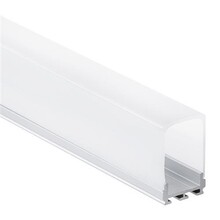 LED profiel inclusief hoge afdekking 16,8mm x 25,47mm - 15.1alu