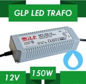 LED voeding 150W 12VDC 10A CV - Waterdicht IP67 - GLP GPV-150-12