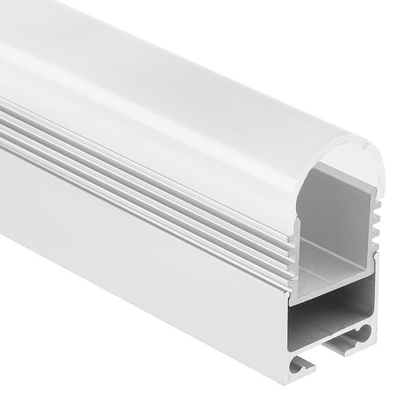 Luksus LED profielen LED profiel ophang systeem / Kabelgoot 2 meter 16,8mm x 12,97mm - PL10ALU