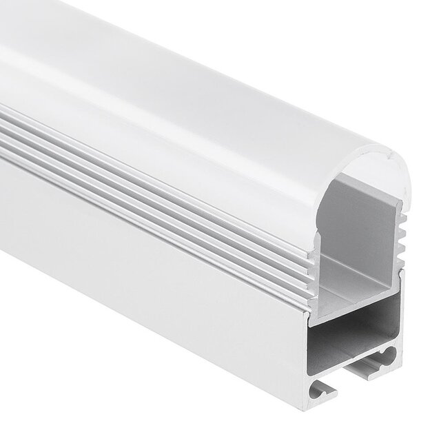 LED profiel ophang systeem / Kabelgoot 2 meter 16,8mm x 12,97mm - PL10ALU