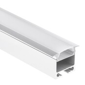 LED profiel ophang systeem / Kabelgoot 2 meter 16,8mm x 12,97mm - PL10ALU
