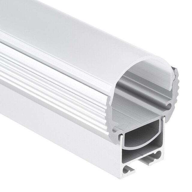 LED profiel ophang systeem / Kabelgoot 2 meter 16,8mm x 12,97mm - PL10ALU