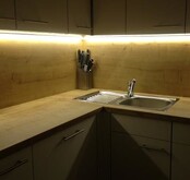 LED strip warm wit 3000k 6W 630LM 60 LED p/m 12VDC