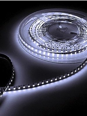 LED strip koud wit 6000k 12W 1260LM 60LED p/m 12VDC IP20 - 5 meter