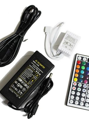 LED strip RGB 5 meter complete set (infrarood)