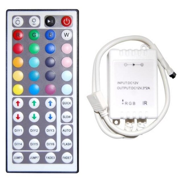 LED strip RGB 5 meter complete set (infrarood)