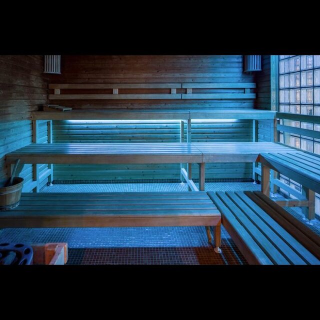 LED strip 12 volt RGB 5 meter complete set voor Sauna's