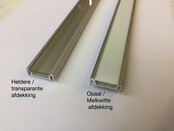 LED strip profiel 2 meter 24mm x 9mm - helder / transparant
