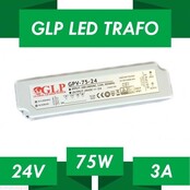 LED voeding 75W 24VDC 3A CV – Waterdicht IP67 – GLP GPV-75-24