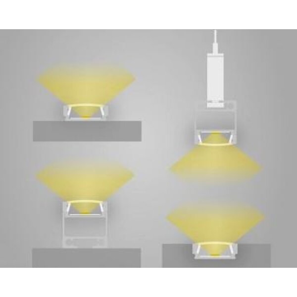 Luksus LED profielen LED profiel ophangsysteem - 2 meter 16,8mm x 38,44mm - PL6 C2