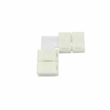 Hoek koppelstuk voor enkel kleurige LED strips 10mm - IP20