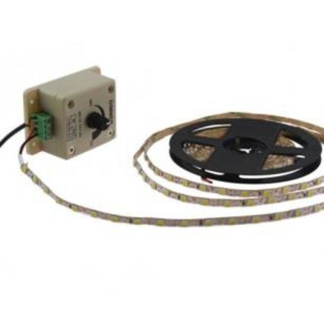 LED draaidimmer 12V/24V 8A - Opbouw model