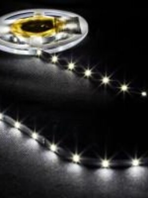 Complete draadloze LED strip set natuurlijk wit 4000K 6W 680LM 60LED p/m 12VDC - 10 meter