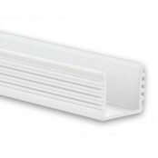 Wit LED profiel inclusief half ronde klikafdekking 16,8mm x 20,84mm - 05.2WIT