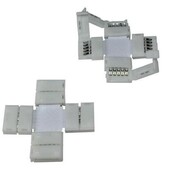 4 weg connector voor RGBW LED strips – 12mm breed - IP20