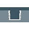 Luksus LED profielen Wit opbouw LED profiel inclusief afdekking 16,8mm x 13,01mm - 02WIT