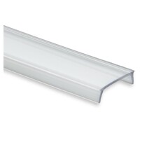 Transparante LED profiel afdekking 11,5 mm breed - 2 meter