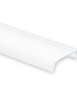 Losse 3 meter opaal LED profiel klikafdekking - 12,4mm - 01, 02, 03, 08, stuc100, stuc200, gips100, gips200