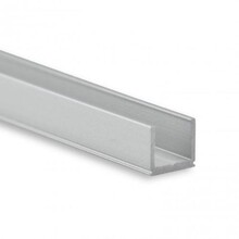 LED profiel inclusief opaal klikafdekking 7,8mm x 7mm - SLIM06ALU