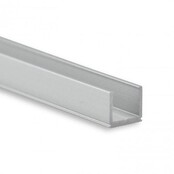 LED profiel inclusief opaal klikafdekking 7,8mm x 7mm - SLIM06ALU
