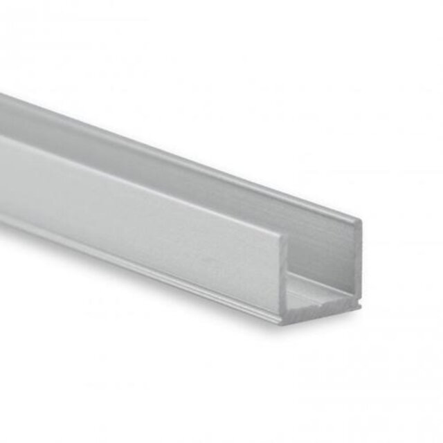 LED profiel inclusief opaal klikafdekking 7,8mm x 7mm - SLIM06ALU