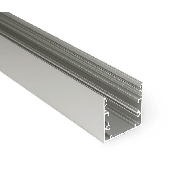 Wit LED profiel XL inclusief opaal klikafdekking 53mm x 53mm - XL53WIT