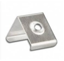 Montageklem hoek voor LED profielen C23ALU, C23WIT, C23ZWART