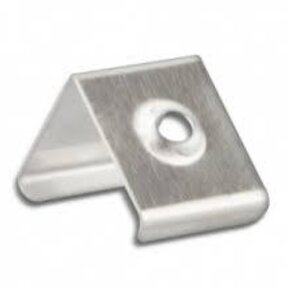 Montageklem hoek voor LED profielen C23ALU, C23WIT, C23ZWART