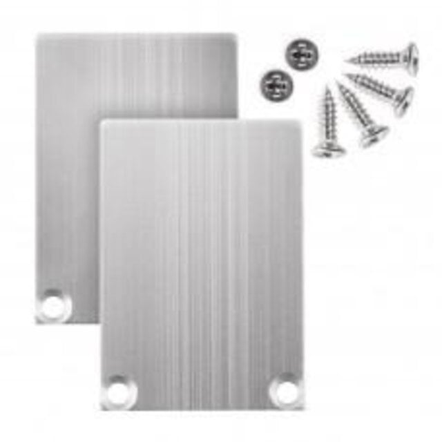 2 x LED profiel eindkappen inclusief schroeven - XL04.C3 - ALU