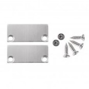 2 x LED profiel eindkappen inclusief schroeven - XL04.C1 - ALU