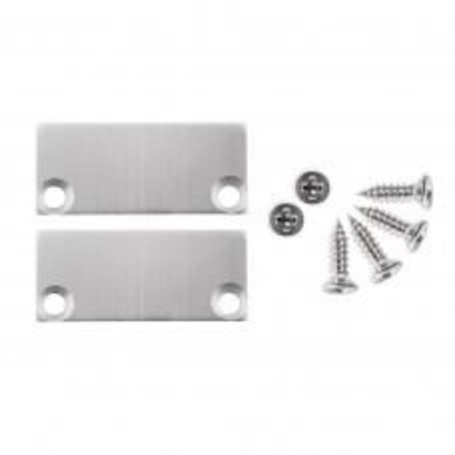 2 x LED profiel eindkappen inclusief schroeven - XL04.C1 - ALU