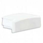 Eindkap zonder kabeldoorvoer - 01WIT