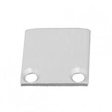 2 x LED profiel eindkapjes inclusief schroeven 01ALU Spica