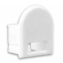 Eindkap met kabeldoorvoer - 05.2WIT