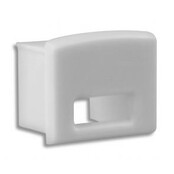 Eindkap voor LED strip profielen met kabeldoorvoer 05.1WIT