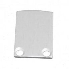 2 x LED profiel eindkapjes inclusief schroeven PL5 C6 Spica - Grijs