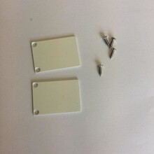 2 x LED profiel eindkapjes inclusief schroeven PL5 C6 Spica - Wit