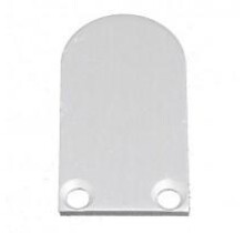 2 x LED profiel eindkapjes inclusief schroeven PL5 C5 Spica - Grijs