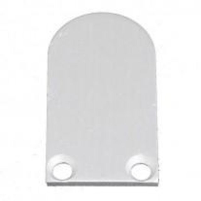 2 x LED profiel eindkapjes inclusief schroeven PL5 C5 Spica - Grijs