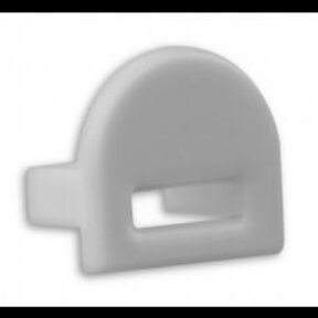 Eindkap voor LED profiel met kabeldoorvoer - 06.2ALU