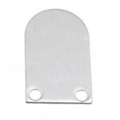 2 x LED profiel eindkapjes inclusief schroeven PL6 C2 Spica