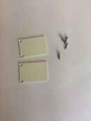 2 x LED profiel eindkappen inclusief schroeven - XL04.C3 - WIT